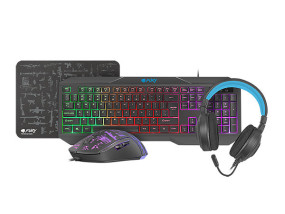 foto de PACK GAMING 4 EN 1 FURY THUNDERSTREAK TECLADO+RATON+AURICULAR+ALFOMBRILLA