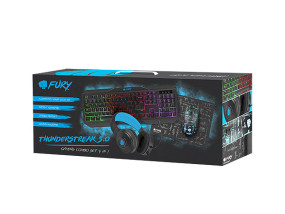 foto de PACK GAMING 4 EN 1 FURY THUNDERSTREAK TECLADO+RATON+AURICULAR+ALFOMBRILLA