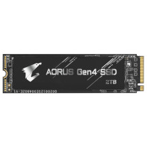 foto de SSD GIGABYTE AORUS 2TB NVME GEN4 M.2 PCIE 3D TLC