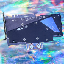 foto de Gigabyte AORUS GeForce RTX 3080 XTREME WATERFORCE WB 10G NVIDIA 10 GB GDDR6X