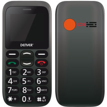 foto de Denver BAS-18300M teléfono móvil 4,5 cm (1.77) 70 g Negro Teléfono para personas mayores