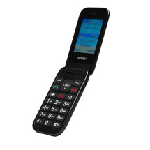 foto de Denver BAS-24200M teléfono móvil 6,1 cm (2.4) 80 g Negro Teléfono para personas mayores