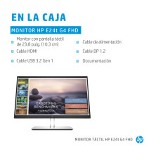 foto de MONITOR HP E-SERIES E24T G4 23,8 FULL HD LCD NEGRO PLATA