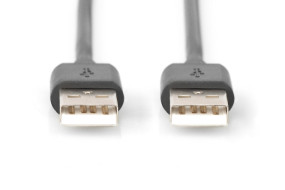 foto de CABLE USB DIGITUS USB 2.0 CONNECTION CABLE TYPE A M/M 1.0M USB 2.0