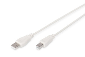 foto de CABLE USB DIGITUS USB 2.0 CONNECTION CABLE TYPE A - B M/M 3.0M USB 2.0