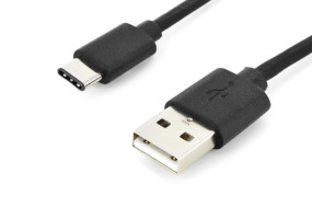 foto de CABLE USB DIGITUS USB TYPE-C CONNECTION CABLE TYPE C TO A M/M 4.0M 3A 480MB 2.0