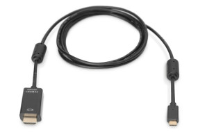 foto de CABLE USB DIGITUS USB TYPE-C ADAPTER CABLE TYPE-C TO HDMI A M/M 2.0M 4K/60HZ 18G