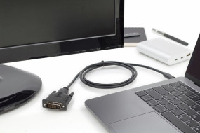foto de CABLE USB DIGITUS USB TYPE-C ADAPTER CABLE TYPE-C TO DVI M/M 2.0M 1080P