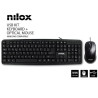 foto de COMBO TECLADO + RATON NILOX USB NEGRO