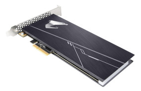 foto de SSD GIGABYTE AORUS 1TB NVME GEN4 M.2 PCIE AIC 4.0 RGB
