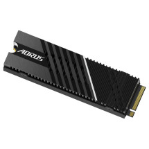 foto de SSD GIGABYTE AORUS 1TB 7000S GEN4 NVME M.2 PCIE 3D TLC