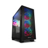 foto de CAJA SHARKOON ELITE SHARK CA300H ATX 2XUSB3.0 SIN FUENTE NEGRO