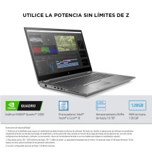 foto de HP ZBook Fury 17 G7 Estación de trabajo móvil 43,9 cm (17.3) 4K Ultra HD Intel® Core™ i9 de 10ma Generación 32 GB DDR4-SDRAM 1000 GB SSD NVIDIA Quadro RTX 5000 Wi-Fi 6 (802.11ax) Windows 10 Pro for Workstations Gris