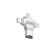 foto de LECTOR DE TARJETAS EXTERNO TOOQ TQR-4001 MICROSD,USBA,USBC,LIGHTNING