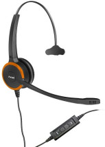 foto de Axtel AXH-PRIMSM auricular y casco Auriculares Diadema USB tipo A Negro, Naranja