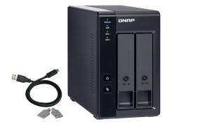 foto de QNAP 2-bay 3.5 SATA HDD USB 3.1 type-cQNAP TR-002 - Orden unidad