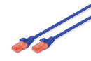 foto de CABLE DIGITUS CAT 6 U-UTP PATCH CORD  CU  AZUL
