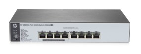 foto de Hewlett Packard Enterprise OfficeConnect 1820 8G PoE+ (65W) Gestionado L2 Gigabit Ethernet (10/100/1000) Energía sobre Ethernet (PoE) 1U Gris