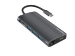 foto de ADAPTADOR NATEC FOWLER 2 USB-C-A 3XUSB 3.0,HDMI 4K,RJ45,SD,MSD