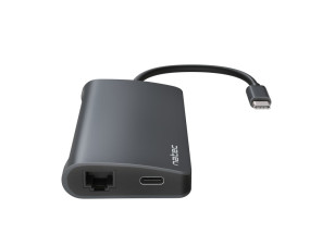 foto de ADAPTADOR NATEC FOWLER 2 USB-C-A 3XUSB 3.0,HDMI 4K,RJ45,SD,MSD