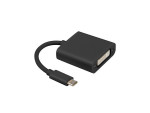 foto de ADAPTADOR USB LANBERG USB-C M 3.1 A DVI-I H (24+5) DUAL LINK 15CM NEGRO