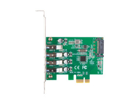 foto de TARJETA PCI EXPRESS LANBERG X1 A 4X USB-A 3,1 GEN1 LOW PROFILE