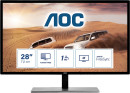 foto de AOC 79 Series U2879VF pantalla para PC 71,1 cm (28) 3840 x 2160 Pixeles 4K Ultra HD LCD Plata, Negro