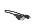 foto de CABLE USB LANBERG MICRO M A USB-A F 2.0 OTG NEGRO 15CM OEM
