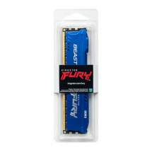 foto de DDR3 KINGSTON FURY BEAST 8 GB - 1600 AZUL