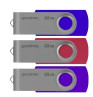 foto de USB 2.0 GOODRAM 16GB UTS2 PACK DE 3 NEGRO