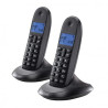foto de TELEFONO MOTOROLA DUO C1002 GRIS Y GRANATE