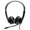 foto de AURICULARES NILOX MICROFONO CONTROL VOLUMEN NEGRO ALAMBRICO USB