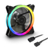 foto de VENTILADOR CAJA SHARKOON SHARK BLADES FAN 120X120X 25,5 MM PWM RGB