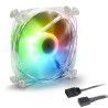 foto de VENTILADOR CAJA SHARKOON SHARK DISC 120X120X 25,5 MM PWM RGB