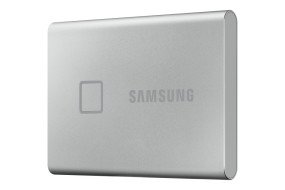 foto de SSD EXT SAMSUNG T7 TOUCH 500GB PLATA