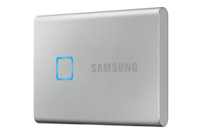 foto de SSD EXT SAMSUNG T7 TOUCH 500GB PLATA