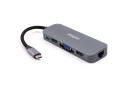 foto de DOCKING STATION NILOX TIPO C A 3x USB 3.0 1x HDMI 1x VGA 1x TIPO C 1x RJ45