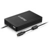 foto de CARGADOR PORTATIL AUTOMATICO UNIVERSAL LEOTEC 90W SLIM HUB USB NEGRO