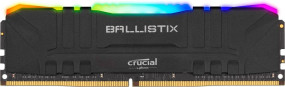 foto de DDR4 CRUCIAL 2X8GB 3600 RGB BALLISTIX BLACK