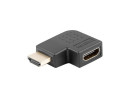 foto de ADAPTADOR LANBERG HDMI(M) A HDMI(H) ANGULO IZQUIERDA NEGRO