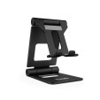 foto de SOPORTE SOBREMESA TOOQ PARA TELEFONO/TABLET PLEGABLE SLIM NEGRO