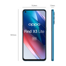 foto de OPPO Find X3 Lite 16,3 cm (6.4) SIM doble ColorOS 11.1 5G USB Tipo C 8 GB 128 GB 4300 mAh Azul