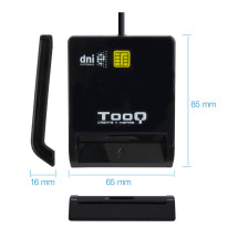 foto de LECTOR DE TARJETAS EXTERNO TOOQ TQR-211B DNIE SIM USB-C NEGRO