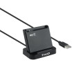 foto de LECTOR DE TARJETAS EXTERNO TOOQ TQR-220B DNIE VISION USB 2.0 NEGRO