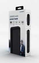 foto de POWERBANK GEMBIRD 20000mAh 1x microUSB A 2x USB-A NEGRO