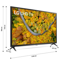 foto de TV LG 55UP75006LF 55 LED UHD 4K SMART WIFI NEGRO HDMI USB