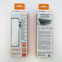 foto de HUB HYPERDRIVE DUO 7 EN 2 USB-C MACBOOK PRO PLATA