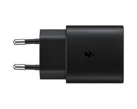 foto de CARGADOR SAMSUNG USB-C 25W BLACK SIN CABLE