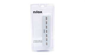 foto de HUB NILOX 7x USB 2.0 ALUMINIO