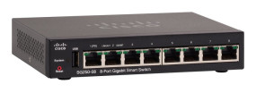 foto de Cisco SG250-08 Gestionado L2/L3 Gigabit Ethernet (10/100/1000) Negro